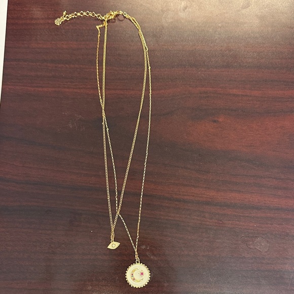 Lucky Brand Jewelry - Lucky Brand Gold and Cream Layered Necklace Set